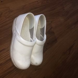 White Dansko Clogs